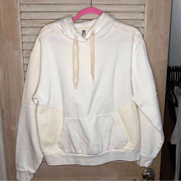 adidas Tops - 085 Adidas Candice Parker Collab- White Ace Hoodie - Size M